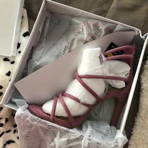 Fashion Nova Suade Heel Lavender